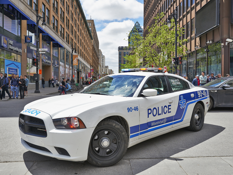 Voiture du Service de Police de la Ville de Montréal