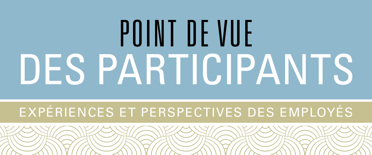 Point de vue d'un participant